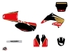 Honda 125 CR Dirt Bike Wing Graphic Kit Gold