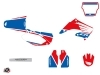 Honda 250 CR Dirt Bike Wing Graphic Kit Blue