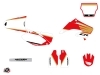 Honda 250 CR Dirt Bike Wing Graphic Kit White