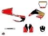 Honda 250 CR Dirt Bike Wing Graphic Kit Gold