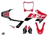 Kit Déco Moto Cross Rask Honda 50 CRF Noir