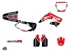 Honda 125 CR Dirt Bike Rask Graphic Kit Black