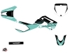 Kawasaki 65 KX Dirt Bike Claw Graphic Kit Turquoise