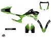 Kawasaki 85 KX Dirt Bike Claw Graphic Kit Black