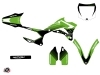 Kawasaki 100 KX Dirt Bike Claw Graphic Kit Green