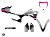 Kawasaki 100 KX Dirt Bike Claw Graphic Kit Grey