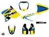 Suzuki 85 RM Dirt Bike Label Graphic Kit Blue