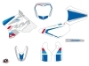 Suzuki 85 RM Dirt Bike Label Graphic Kit White