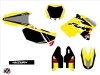 Suzuki 125 RM Dirt Bike Label Graphic Kit Black