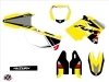 Suzuki 250 RM Dirt Bike Label Graphic Kit Black