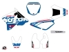 Suzuki 85 RM Dirt Bike Grade Graphic Kit White