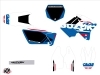 Suzuki 125 RM Dirt Bike Grade Graphic Kit White