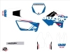 Suzuki 250 RM Dirt Bike Grade Graphic Kit White