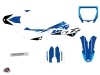 Yamaha 65 YZ Dirt Bike Skew Graphic Kit Blue