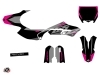 Yamaha 65 YZ Dirt Bike Skew Graphic Kit Pink