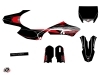 Yamaha 65 YZ Dirt Bike Outline Graphic Kit Red