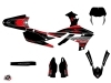 Yamaha 450 WRF Dirt Bike Outline Graphic Kit Red