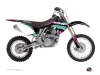 Kit Déco Moto Cross League Honda 150R CRF Turquoise