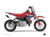 Kit Déco Moto Cross League Honda 50 CRF Rouge