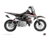 Honda 50 CRF Dirt Bike League Graphic Kit Black