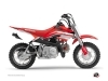 Honda 50 CRF Dirt Bike League Graphic Kit Grey