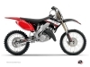 Honda 125 CR Dirt Bike First Graphic Kit Black