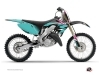 Honda 125 CR Dirt Bike Nasting Graphic Kit Turquoise