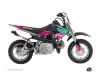 Kit Déco Moto Cross Wing Honda 50 CRF Turquoise