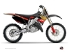 Honda 125 CR Dirt Bike Wing Graphic Kit Gold