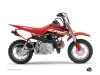 Kit Déco Moto Cross Dyna Honda 50 CRF Gold