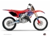 Honda 125 CR Dirt Bike Dyna Graphic Kit Blue