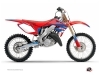 Honda 250 CR Dirt Bike Dyna Graphic Kit Blue