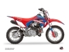 Kit Déco Moto Cross Dyna Honda 110F CRF Bleu