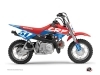 Kit Déco Moto Cross Rask Honda 50 CRF Bleu