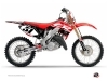 Honda 125 CR Dirt Bike Rask Graphic Kit Black