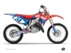 Kit Déco Moto Cross Rask Honda 250 CR Bleu