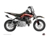 Honda 50 CRF Dirt Bike Works Graphic Kit Black