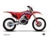 Kit Déco Moto Cross Works Honda 250 CRF Bleu