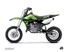 Kawasaki 65 KX Dirt Bike Claw Graphic Kit Green