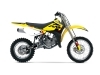 Suzuki 85 RM Dirt Bike Label Graphic Kit Black