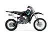 Suzuki 85 RM Dirt Bike Label Graphic Kit Turquoise