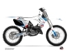 Kit Déco Moto Cross Label Suzuki 125 RM Blanc