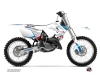 Suzuki 250 RM Dirt Bike Label Graphic Kit White