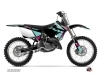 Kit Déco Moto Cross Label Suzuki 250 RM Turquoise