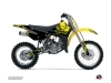 Suzuki 85 RM Dirt Bike Zero Graphic Kit Yellow