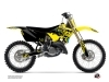 Suzuki 250 RM Dirt Bike Zero Graphic Kit Yellow