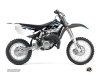 Yamaha 85 YZ Dirt Bike Skew Graphic Kit Grey