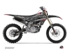 Yamaha 250 WRF Dirt Bike Skew Graphic Kit Red