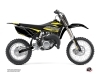 Yamaha 85 YZ Dirt Bike Outline Graphic Kit Yellow