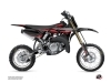 Yamaha 65 YZ Dirt Bike Outline Graphic Kit Red